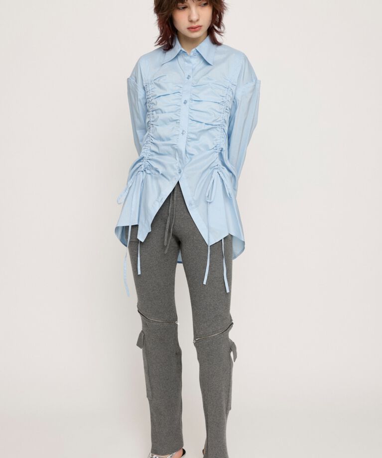 SLY「KNEE ZIP KNIT FLARE パンツ」|その他|