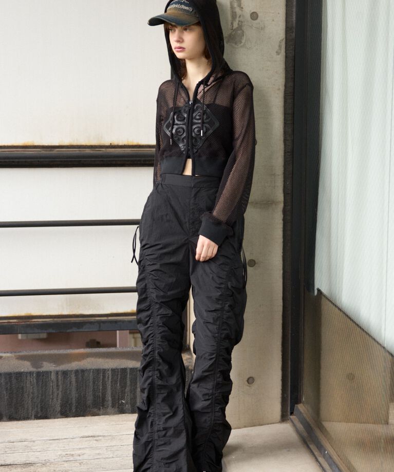 SLY「ASYMMETRY GATHER パンツ」|その他|