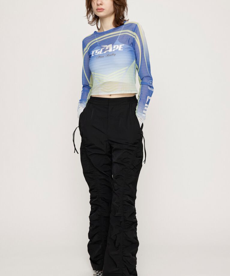 SLY「ASYMMETRY GATHER パンツ」|その他|