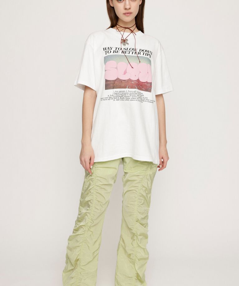 SLY「ASYMMETRY GATHER パンツ」|その他|