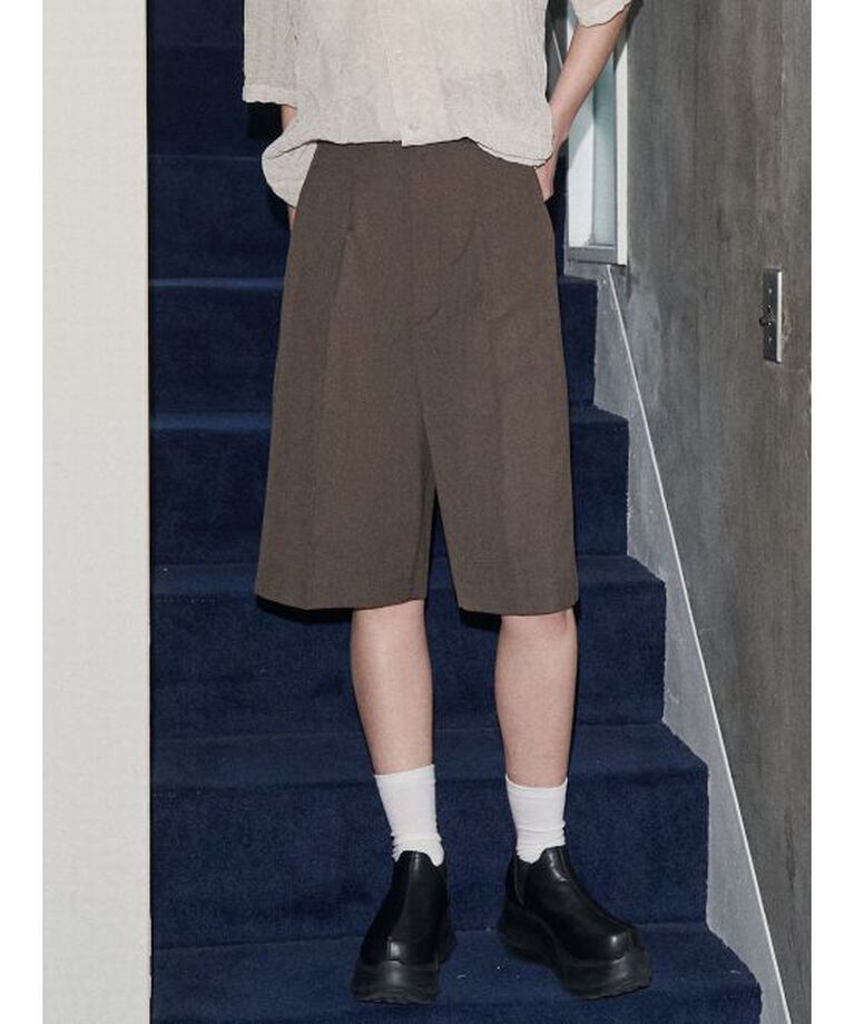 EMODA「【VEQUM】TANK WIDE HALF PANTS」|その他|ブラウン