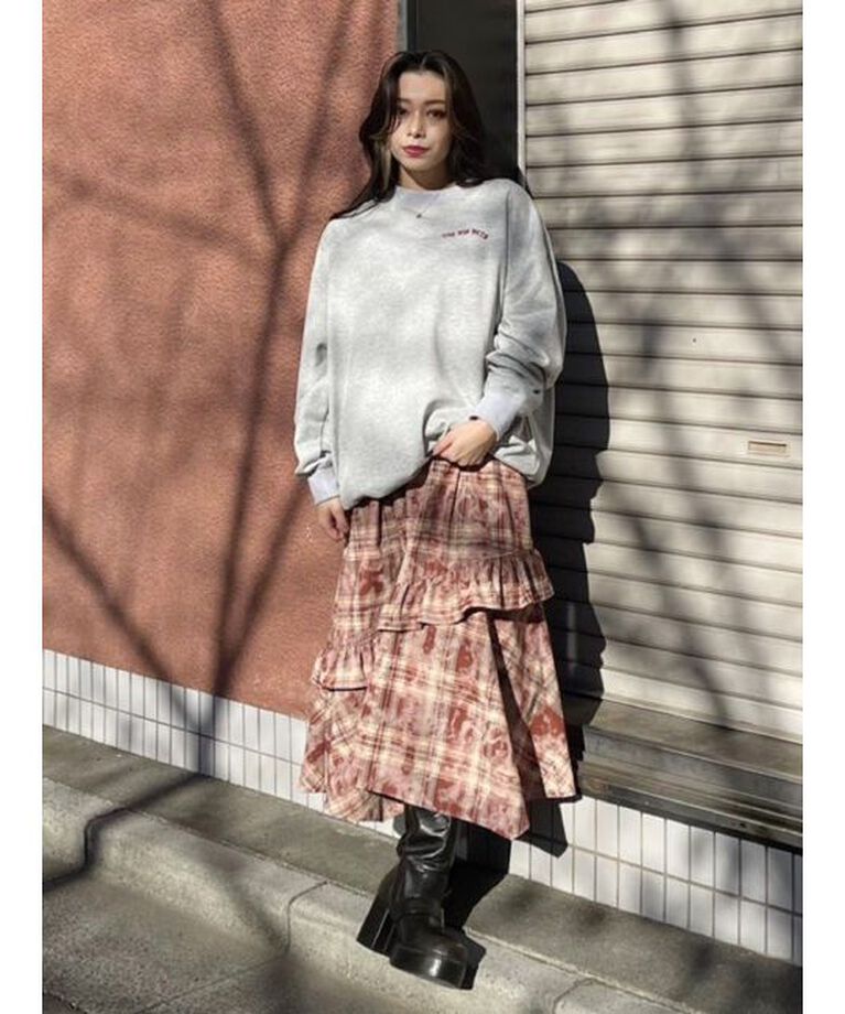 EVRIS「SUNNY GRAPHIC BIGスウェットトップス」|スウェット・ジャージ|