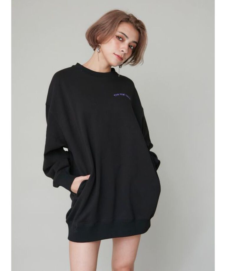 EVRIS「SUNNY GRAPHIC BIGスウェットトップス」|スウェット・ジャージ|
