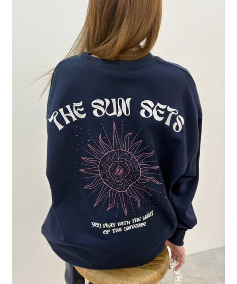 EVRIS「SUNNY GRAPHIC BIGスウェットトップス」|スウェット・ジャージ|