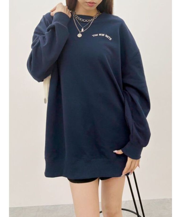 EVRIS「SUNNY GRAPHIC BIGスウェットトップス」|スウェット・ジャージ|
