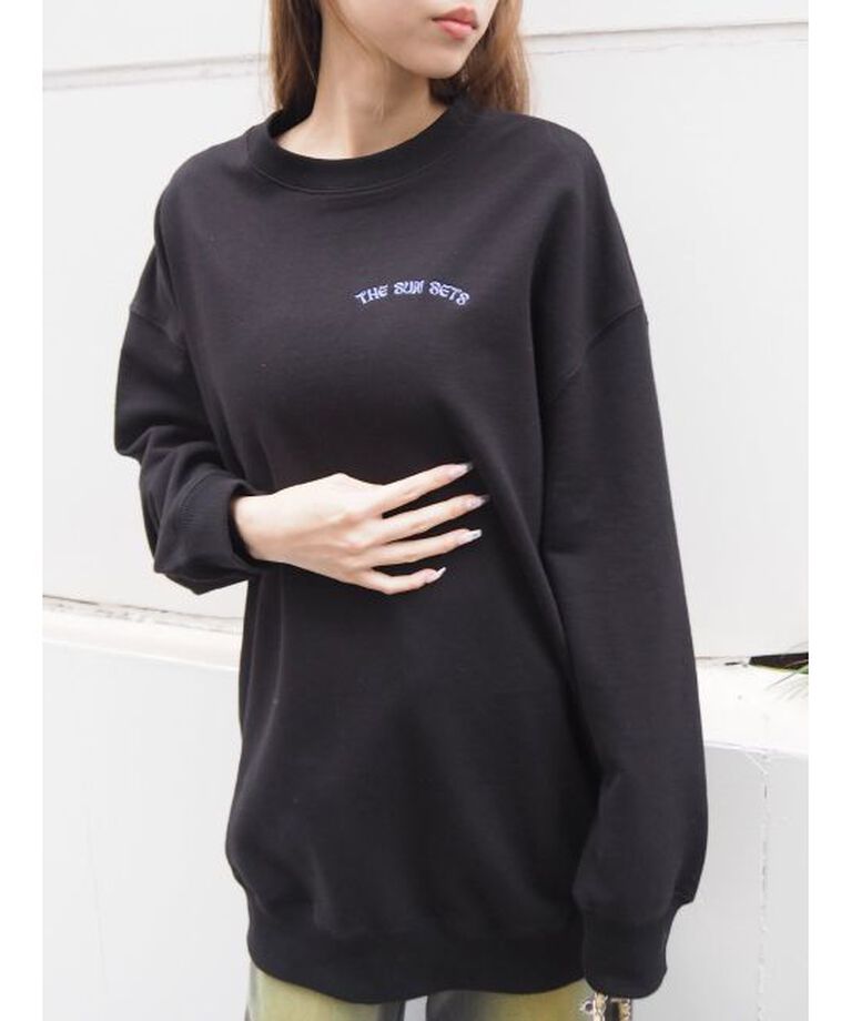 EVRIS「SUNNY GRAPHIC BIGスウェットトップス」|スウェット・ジャージ|