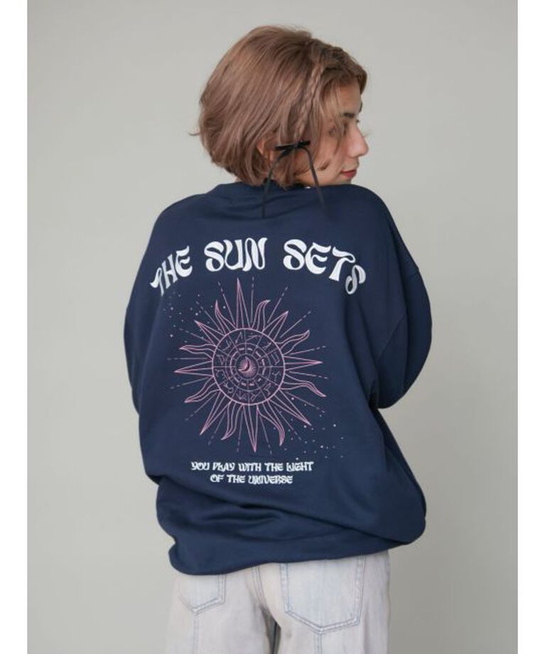 EVRIS「SUNNY GRAPHIC BIGスウェットトップス」|スウェット・ジャージ|