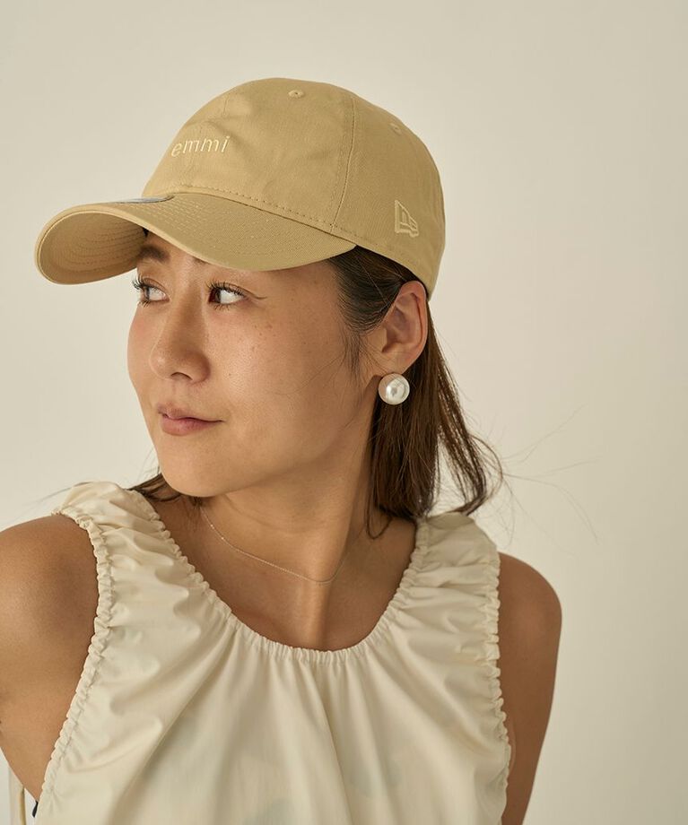 emmi atelier「【10th】【emmi|NEW ERA】9TWENTY emmiロゴキャンバスキャップ」|キャップ・キャスケット|YEL