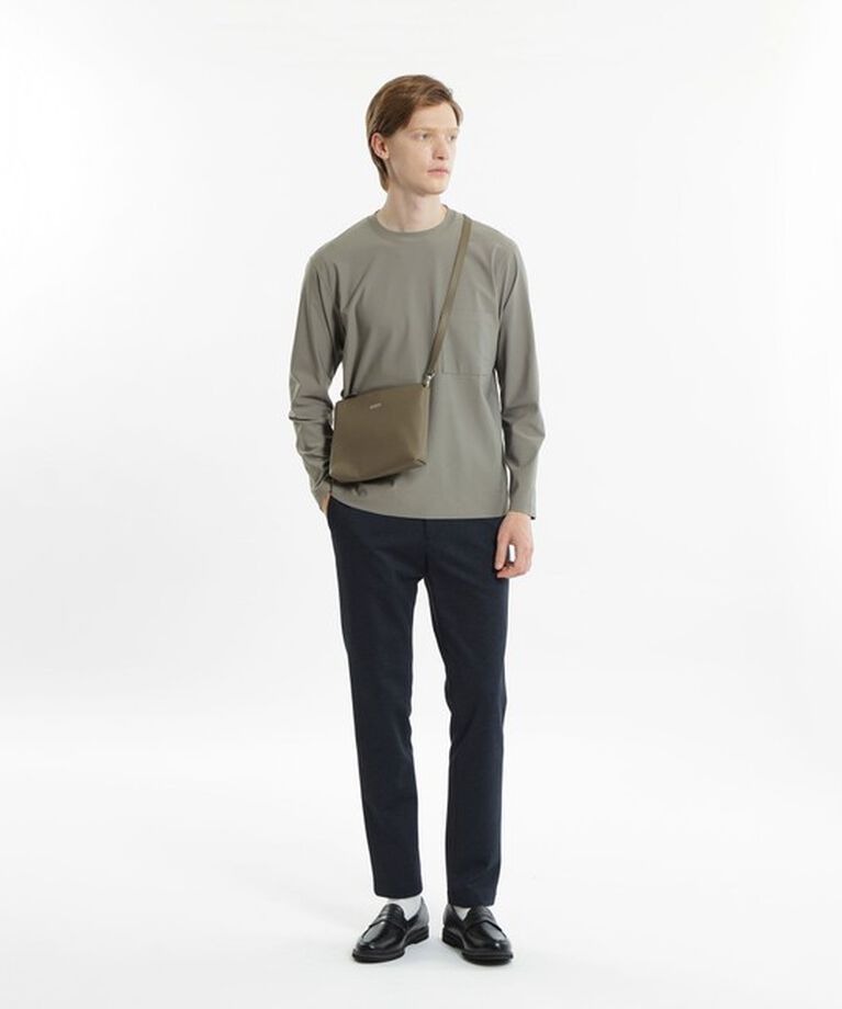 MACKINTOSH PHILOSOPHY「ドライフラットストレッチ クルーネックロンＴ ハイテンショントリコット」|Tシャツ・カットソー|