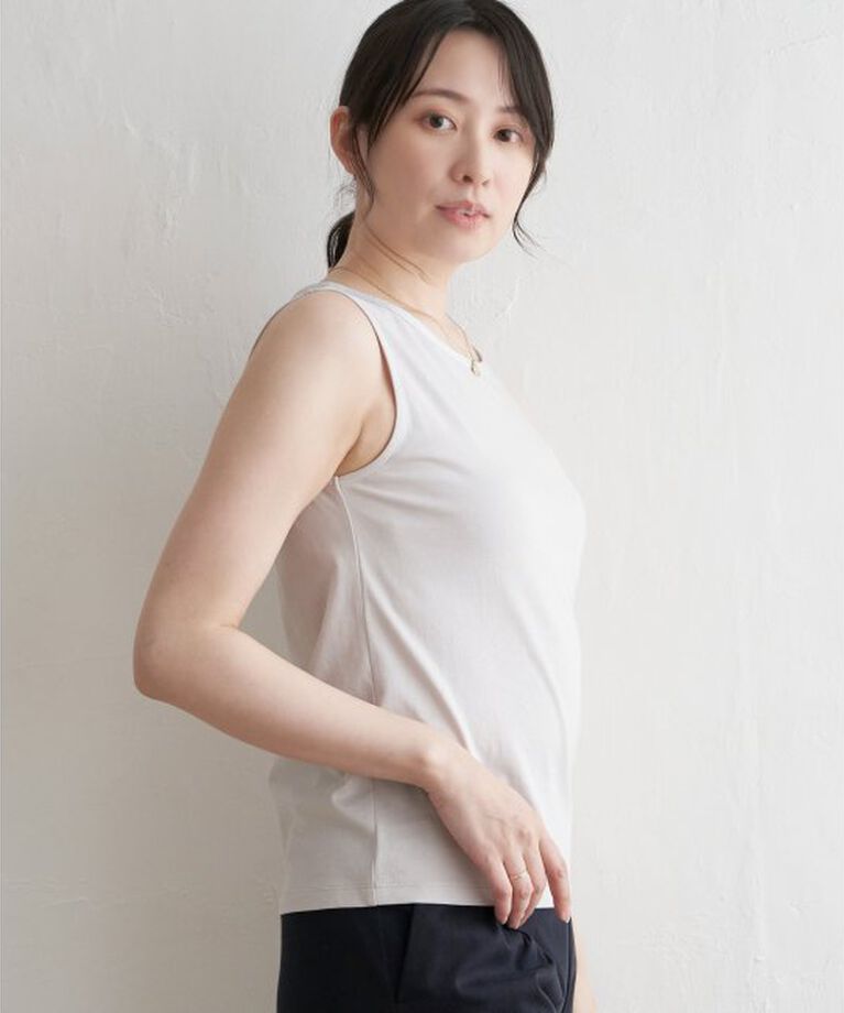 ikka「コットンUSAアビガイルタンクトップ」|タンクトップ|