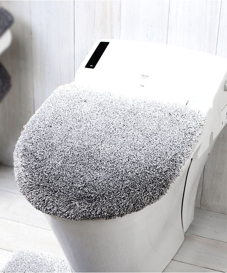 BACKYARD FAMILY「グラデ 兼用フタカバー 通販 ふたカバー 蓋カバー カバー トイレ シンプル 無地 グラデーション」|トイレタリー・ランドリーグッズ|