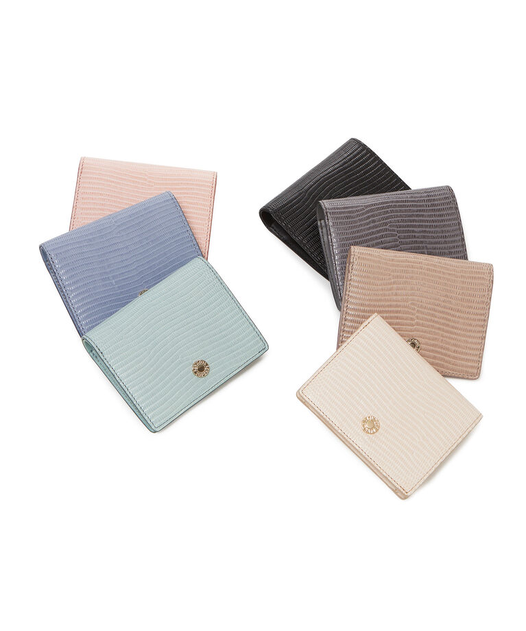 TOPKAPI 「【ドラマ着用】【TOPKAPI】 イタリアンレザー リザード型押し 二つ折り 財布 LUCIA ルチア」|財布|