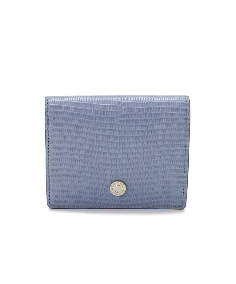 TOPKAPI 「【ドラマ着用】【TOPKAPI】 イタリアンレザー リザード型押し 二つ折り 財布 LUCIA ルチア」|財布|ブルーグレー